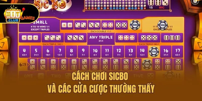 Hướng Dẫn Cách Chơi Sicbo Chi Tiết Cùng Mẹo Hay Từ Hitclub 3 Cách chơi Sicbo và các cửa cược thường thấy